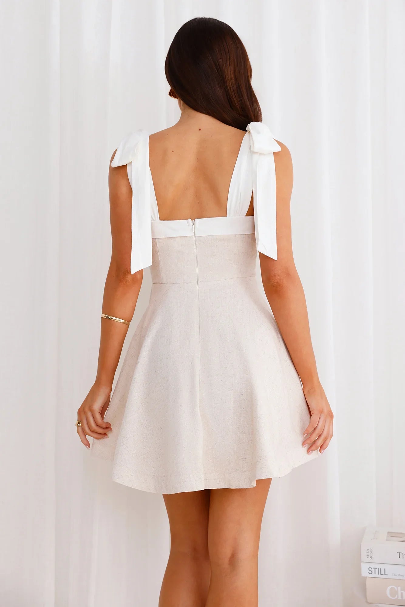 Ultimate Vacation Mini Dress Beige