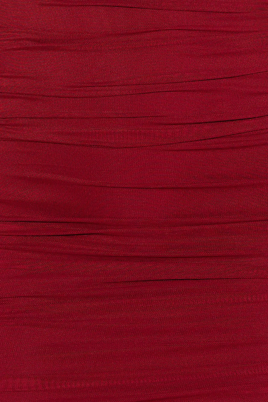 Trending Now Mini Dress Wine